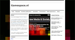 Desktop Screenshot of gamespace.nl